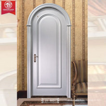 Белая ламинированная деревянная дверь Обычная массивная древесина Кедровые двери